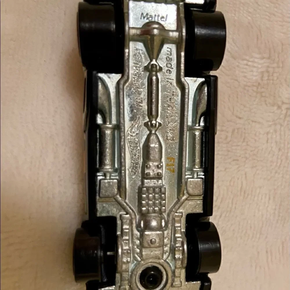 Vtg Hot Wheels Blk/Org/Grn/Wht Checkerboard Truck